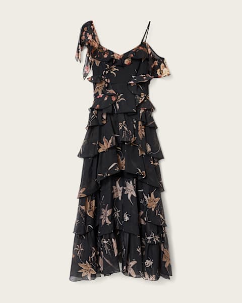 Sienna Ruffle Maxi Dress