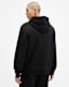 Bones Textured Logo Relaxed Fit Hoodie