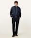 Myler Leather Sleeve Bomber