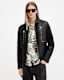 Doherty Zip Up Leather Jacket