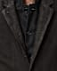 Survey Double Layered Leather Blazer