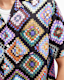 Tunar Crochet Printed Relaxed Fit Shirt