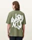 Orlando Logo Print Oversized T-Shirt