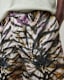 Tiger Tie Dye Print Swim Shorts