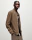 Dains Suede Bomber Jacket