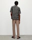 Envira Linen Blend Cropped Trousers