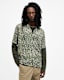 Underground Camouflage Print Logo Shirt