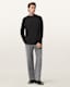 Nero Mock Neck Relaxed Fit T-Shirt