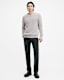 Aspen Waffle Texture Crew Neck Ramskull Jumper