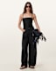 Court Strapless Black Swimsuit