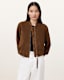 Orten Suede Bomber Jacket