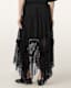 Josie Tiered Lace Midi Skirt