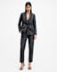Aurora Leopard Jacquard Blazer