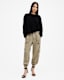 Frieda Tapered Denim Cargo Trousers