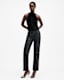 Bellatrix High Neck Velvet Top