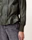 Sofi Drawstring Leather Bomber Jacket