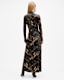 Mina Slim Fit Printed Maxi Dress