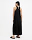 Kura Racer Neck Maxi Dress