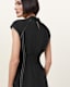 Amari High-Neck Midi Dress