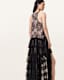 Cavarly Tiered Ruffle Lace Maxi Dress