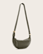 Half Moon Leather Crossbody Bag