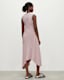 Gia Asymmetrical Ribbed Midi Dress