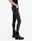 Duran Mid-Rise Skinny Cargo Denim Jeans