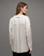 Penny Wrap Over Deep V-Neck Shirt