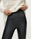 Cora Leather Look High-Rise Leggings