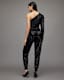 Soraya High-Rise Relaxed Sequin Trousers