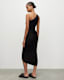 Aurelia Draped Asymmetric Hem Skirt