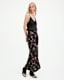 Luisa Tanana Floral Print Midi Skirt