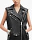 Billie Embellished Leather Gilet