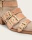 Jane Buckle Pointed Leather Boots