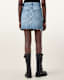 Aki Crossover Denim Skirt