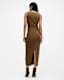 Katarina Boat Neck Slim Fit Maxi Dress