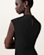 Rayanna Pleated Satin Dress