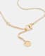 Lyra Cross Pendant Necklace