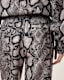 Charli Wide Leg Snake Print Trousers
