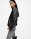 Cawley Funnel Neck Leather Biker Jacket