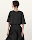 Amelie Satin Relaxed Fit T-Shirt