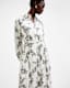 Skye Floral Asymmetric Hem Midi Dress