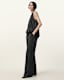 Abi Lace Trim Draped Top