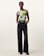 Ellie Mesh Floral Print T-Shirt