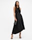 Mahree Gathered Slim Fit Midi Dress