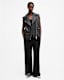 Billie Relaxed Fit Leather Biker Gilet