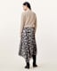Donatella 2-In-1 Snake Print Midi Dress