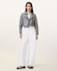 Elora Cropped Slim Leather Biker Jacket