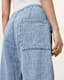 Val High-Rise Cargo Linen Blend Trousers