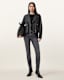Dalby Slim Fit Leather Biker Jacket